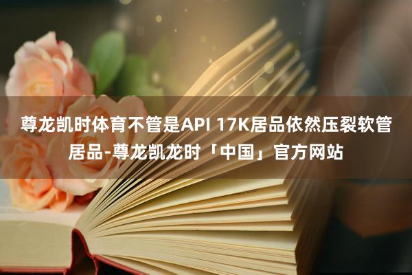 尊龙凯时体育不管是API 17K居品依然压裂软管居品-尊龙凯龙时「中国」官方网站